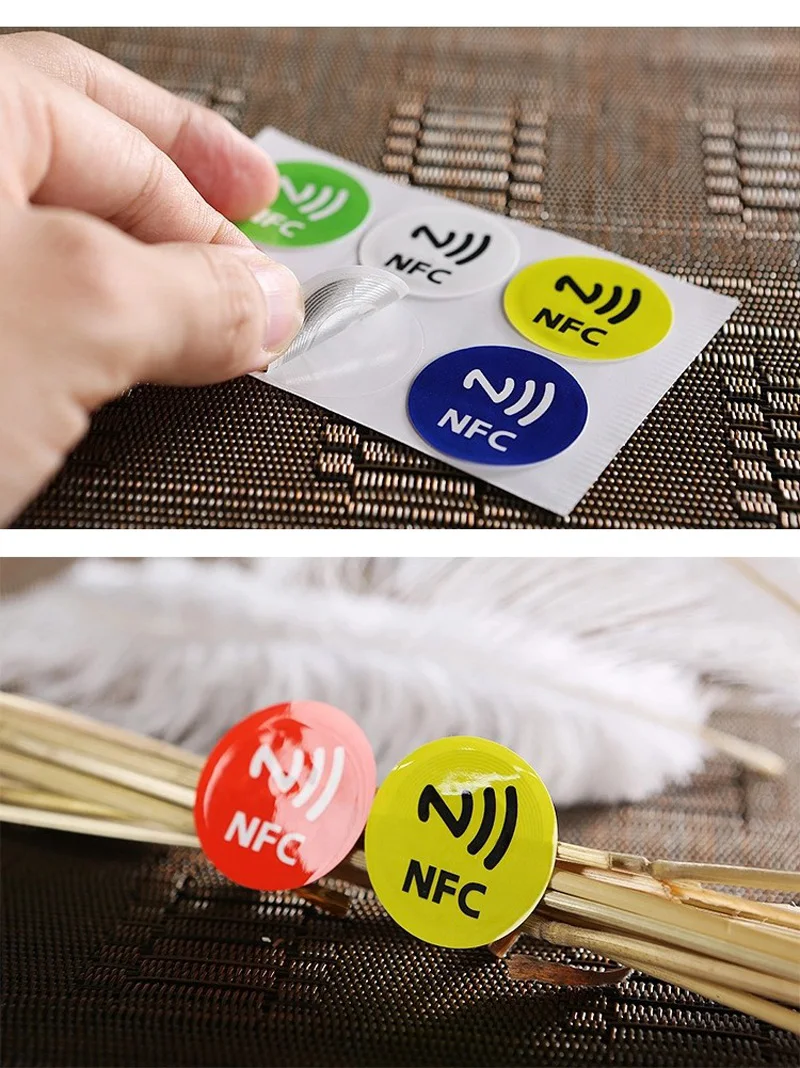 Мини Водонепроницаемый 6 шт Лот NDEF Ntag213 13,56 МГц HF RFID смарт-карта NFC метки перезаписываемая NFC наклейка со смарт-чипом этикетка работа с NFC телефоном
