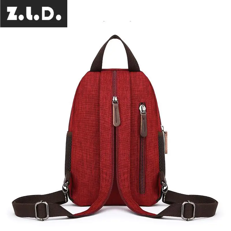 Z.L.D. Модный новый холщовый рюкзак Женский повседневный уличный