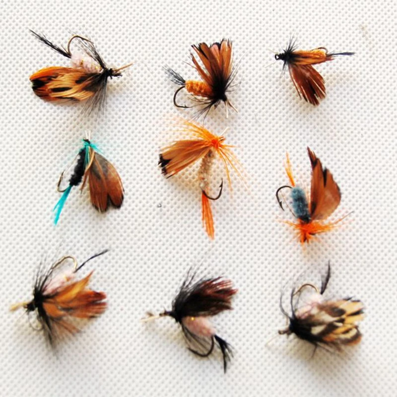 Новый 12 Шт./компл. Fly Рыбалка Искусственные Приманки Насекомых Biomimetic Рыболовный