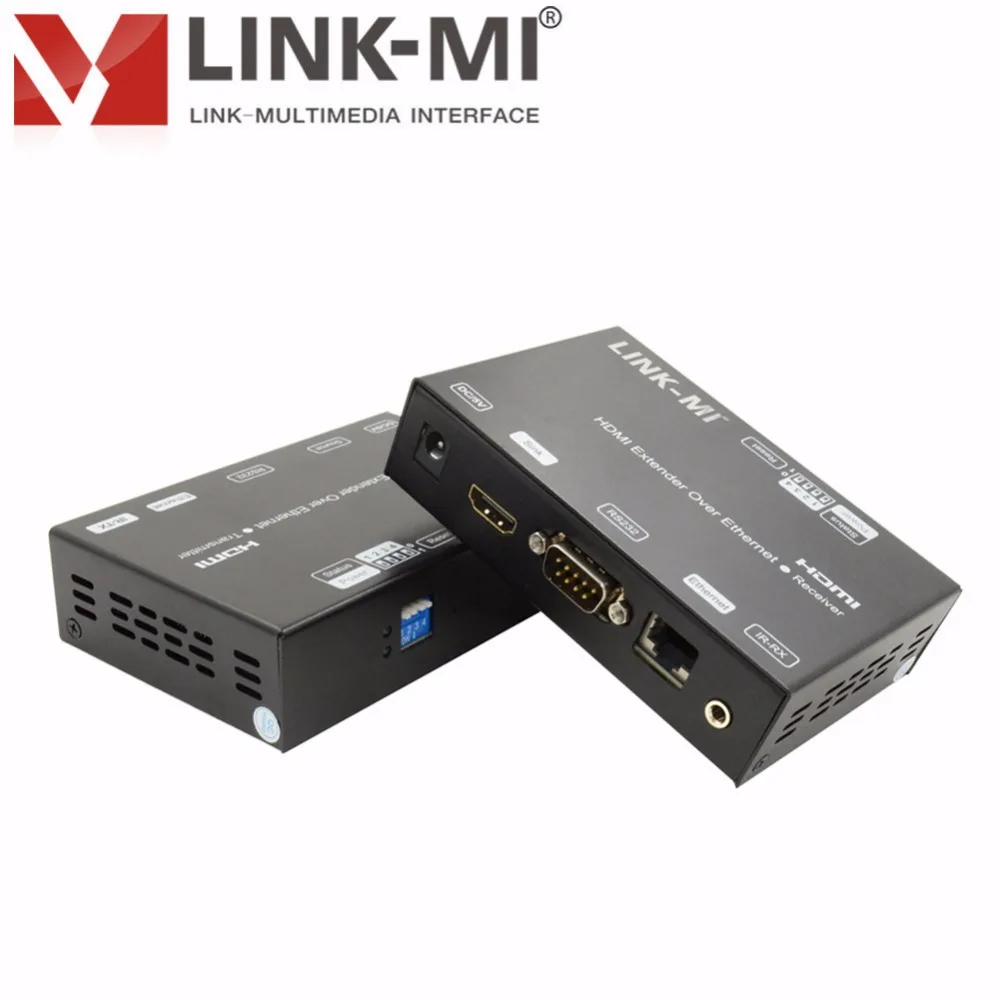LINK-MI LM-EP25 аудио-видео HDMI удлинитель 120 м по одному Cat5e/6 UTP TCP IP с ИК Ethernet DIP