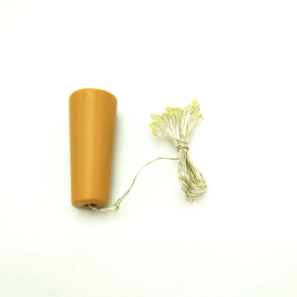 Светодиодная гирлянда 2 м водонепроницаемая медная проволока на батарейках