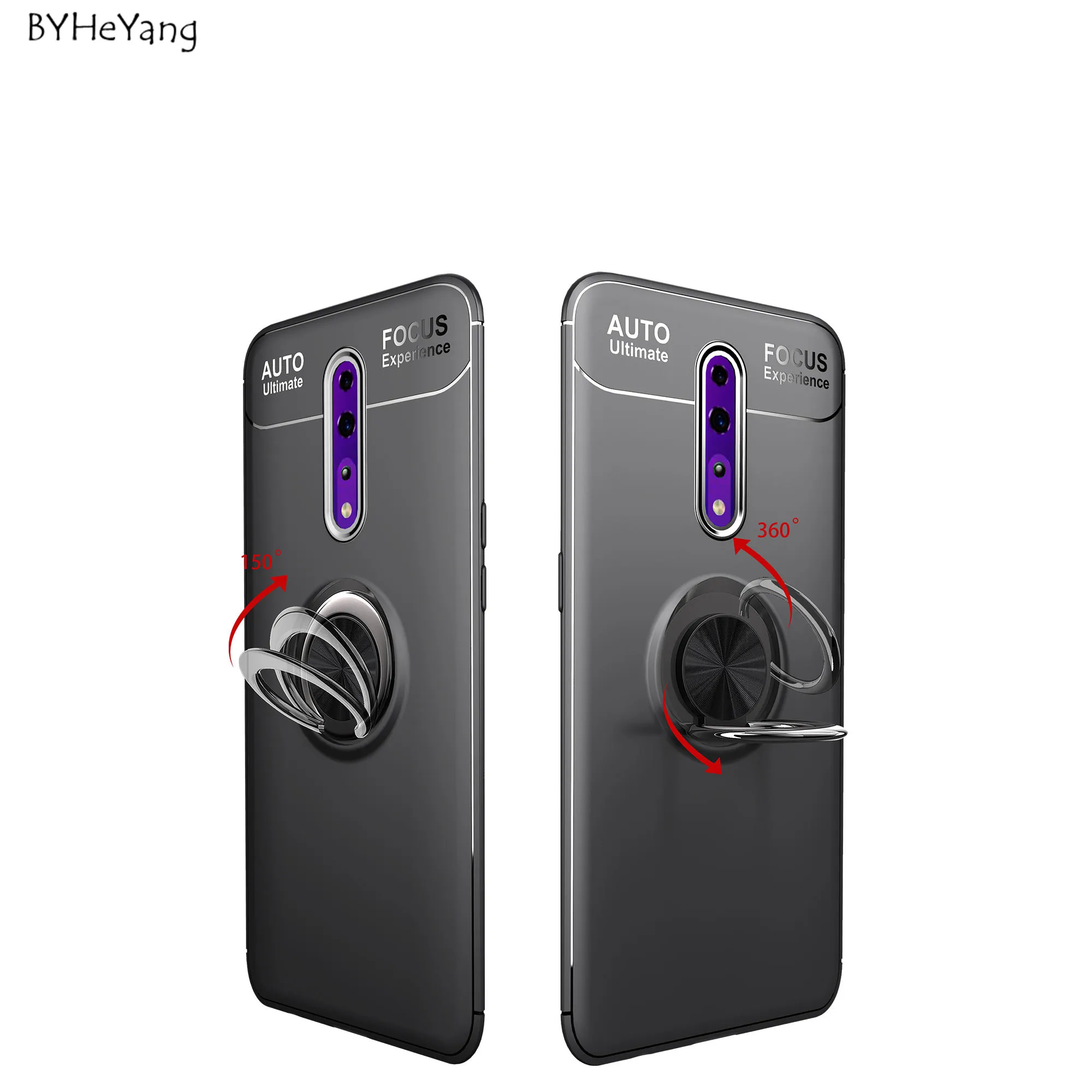 Чехол для OPPO Reno Z, чехол для OPPO RenoZ, 6,4 дюймов, автомобильный держатель, мягкое Силиконовое магнитное кольцо, TPU, чехол для телефона OPPO Reno Z, Fundas Capa
