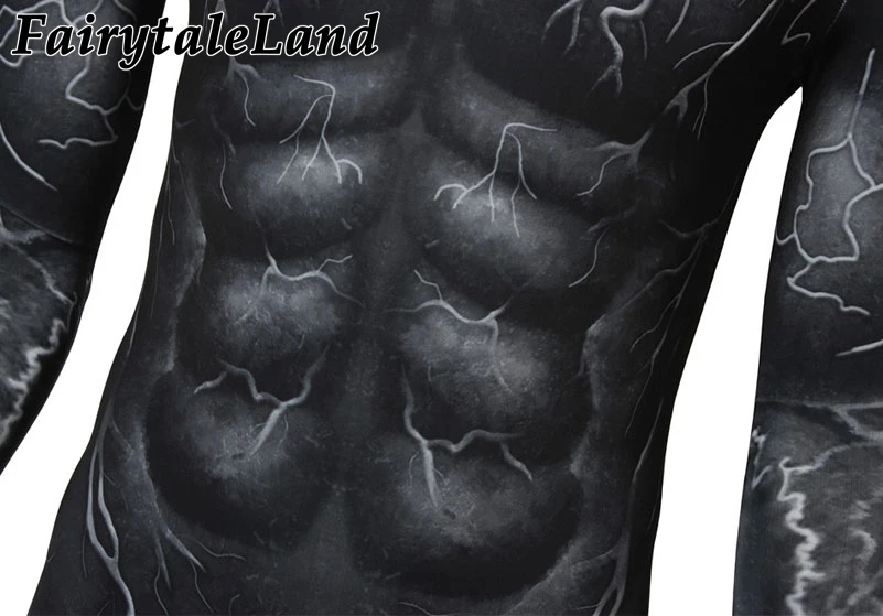 Костюм для косплея Eddie Brock Venom, карнавальный костюм на Хэллоуин, карнавальный костюм Venom, 3D принт, комбинезон из спандекса