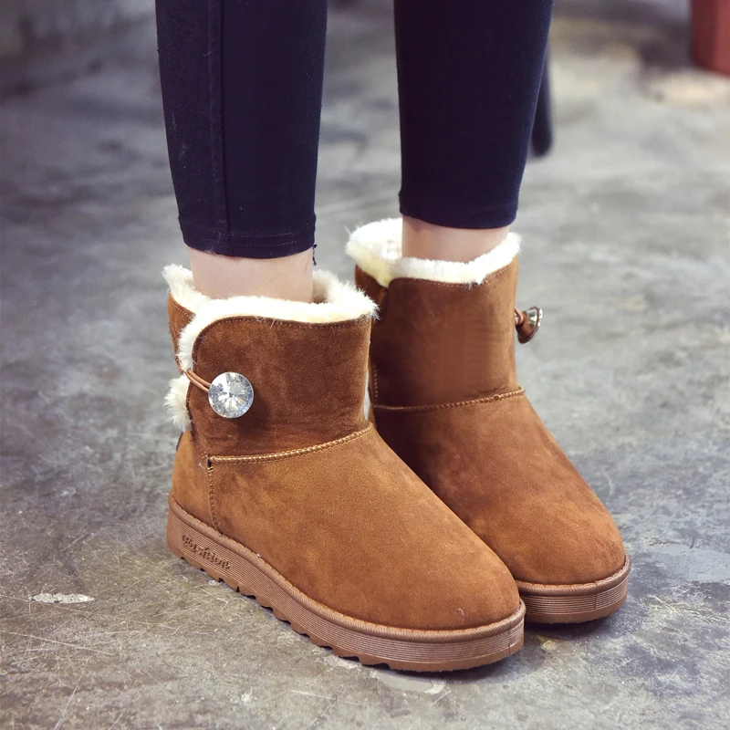 Size35-40 2018 новые ботильоны женские зимние ботинки осень Кристалл украшают обувь