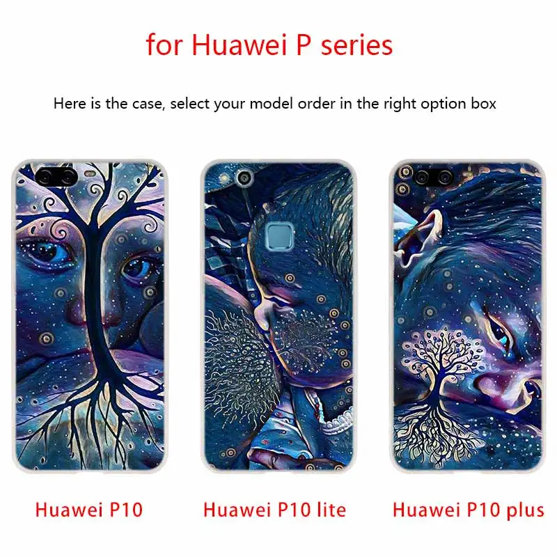 Мягкий силиконовый защитный чехол для Huawei P50 P40 P30 P20 Pro P10 Lite P Samrt Z 2020 2019 с деревом