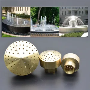 5 размеров, Новое поступление, медные декоративные разбрызгиватели для фонтана, сада, пруда, ландшафта, воды, распылители, сопла для фейерверков