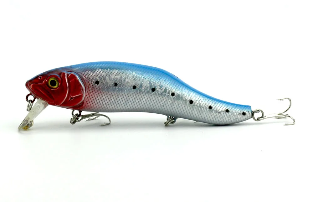 20pcs 12cm/24.5g Super ghost minnow fishing baits plastic hard carp pike trout lures bass wobble pesca tackles | Спорт и развлечения