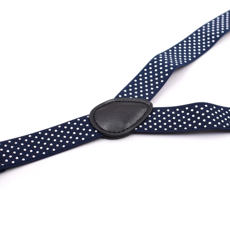 Синие детские подтяжки комплект с бантом эластичные регулируемые Y образные для