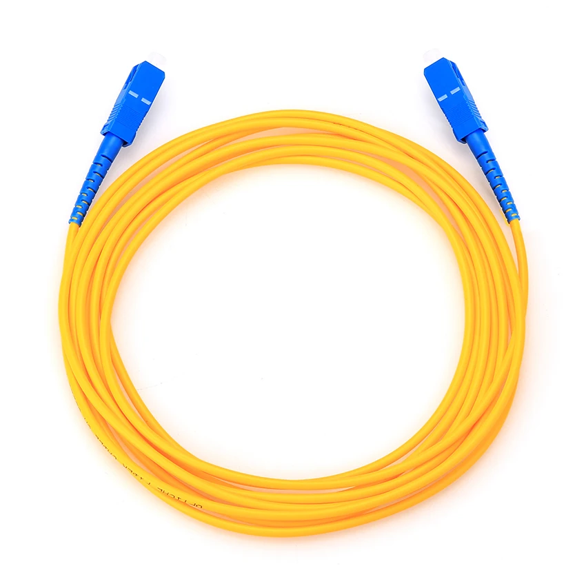 Free Shipping 10pcs SC-SC 3meters 3.0mm Pigtail Fiber Optic Jumper Cables FTTH Singlemode Single Core Connecting Tools KELUSHI | Мобильные