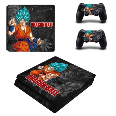 YSP4S-3430 Наклейка из кожи Dragon Ball Z для Playstation 4 PS4, тонкая дизайнерская наклейка для консоли, чехол для контроллера PS4, тонкие виниловые наклейки - Цвет: YSP4S-3430