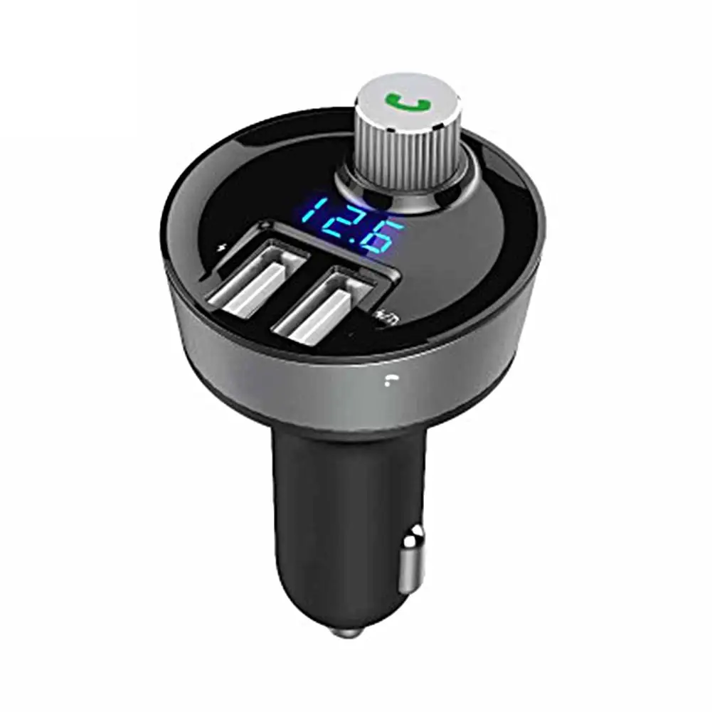 Автомобильный громкая связь аудио плеер fm передатчик Bluetooth 4 2 двойной USB