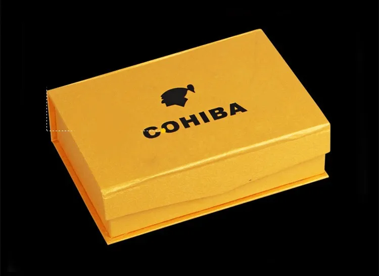 COHIBA роскошный дизайн держатель одна сигара прозрачный узор Австрийский Кристалл пепельница для сигар W/оригинальная коробка