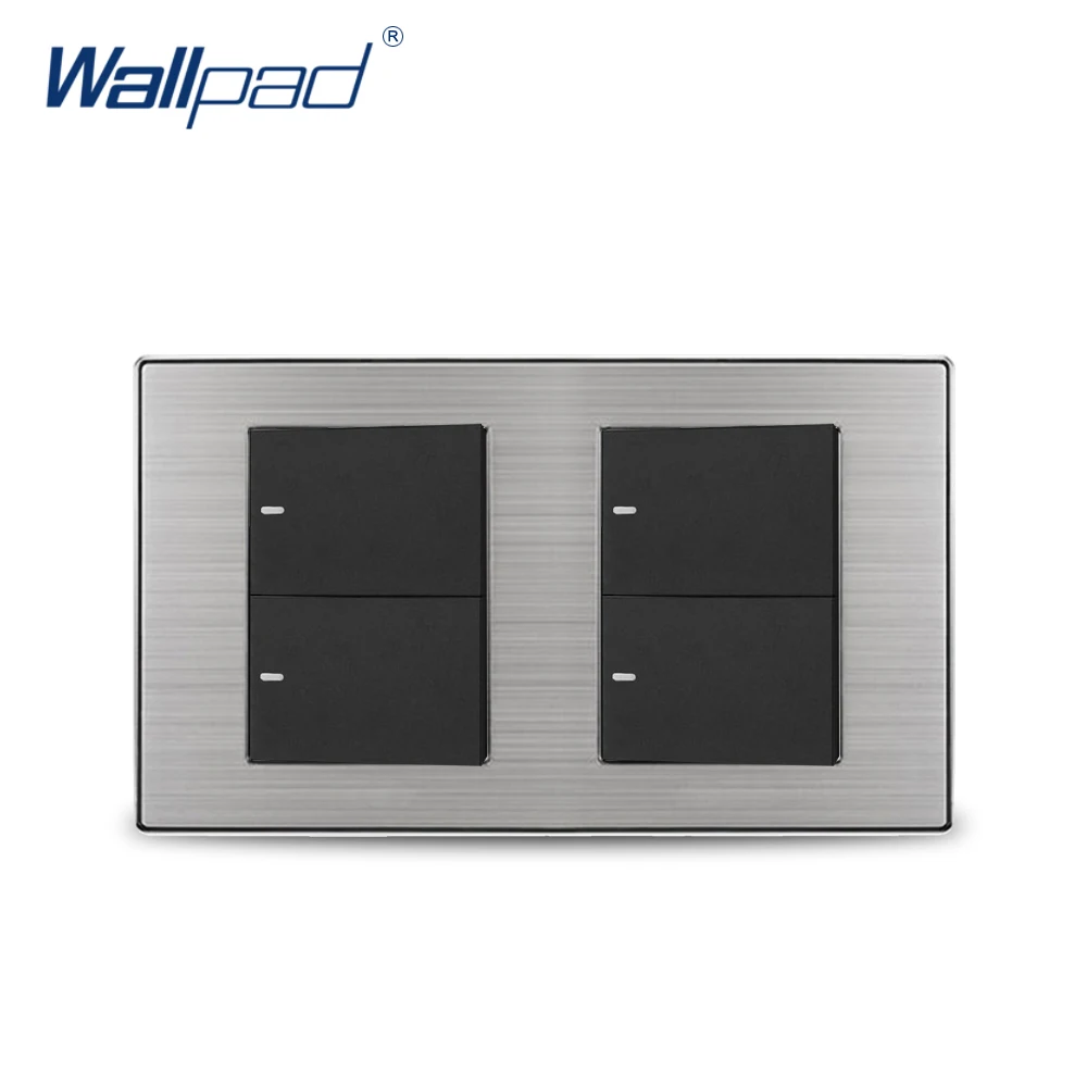 2019 Wallpad 4 Gang моментальная Перезагрузка контактном выключателе настенный