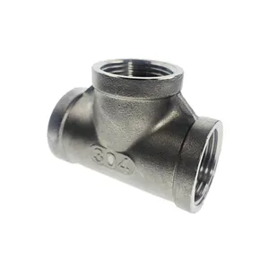 Соединительные фитинги из нержавеющей стали 304, тройная Тройная резьба