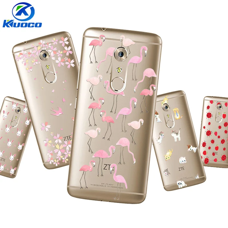 DIY чехол для телефона ZTE Axon 7 Mini A2017 Nubia Z11 MAX Z9 Мягкий ТПУ с принтом животных семьи|phone