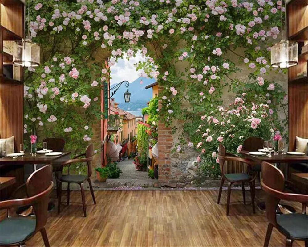 3d фреска wellyu на заказ фотообои с розами для гостиной спальни фоновые обои