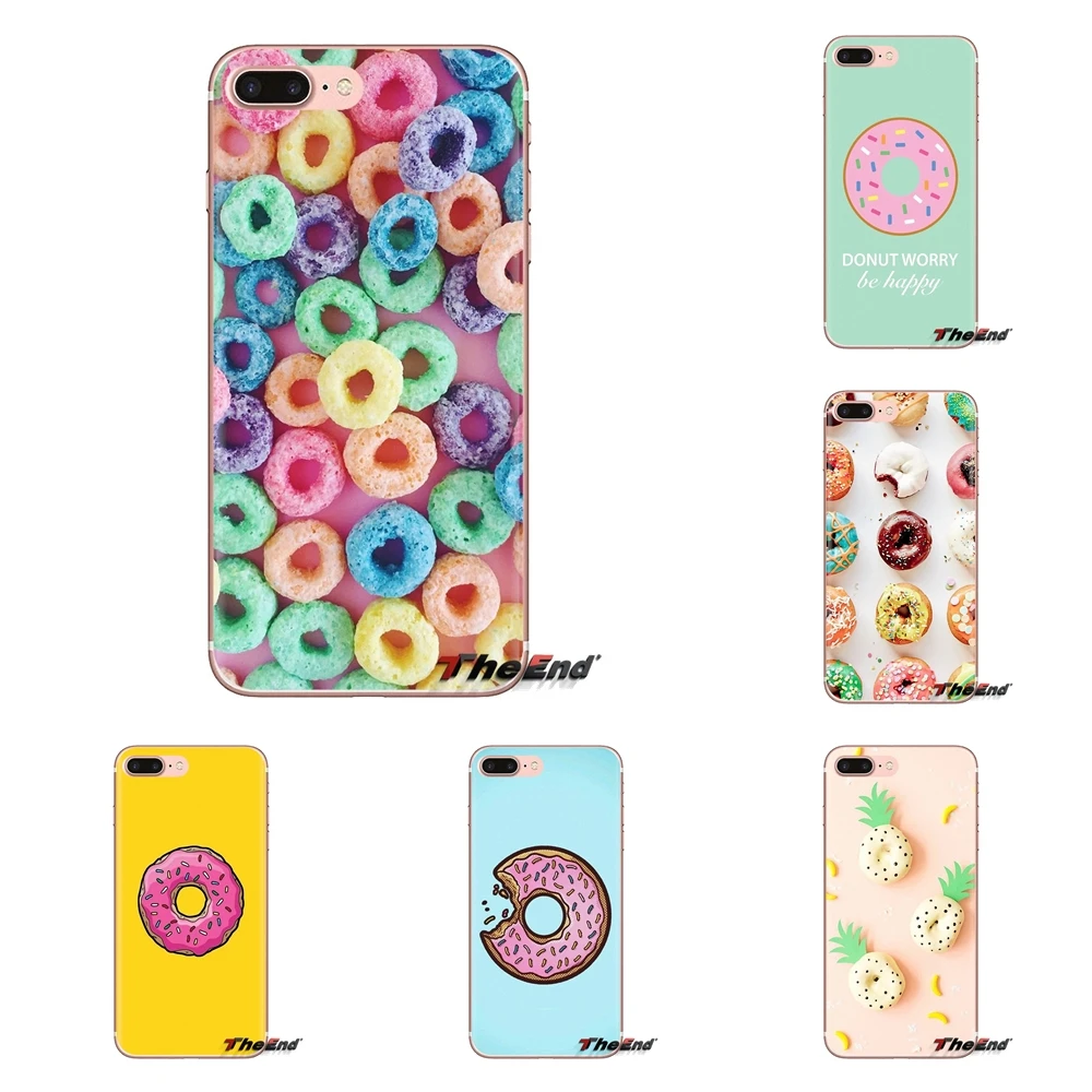 Transparent Soft Cases Doughnut doughnuts Cookies Sprinkle For iPod Touch Apple iPhone 4 4S 5 5S SE 5C 6 6S 7 8 X XR XS Plus MAX |