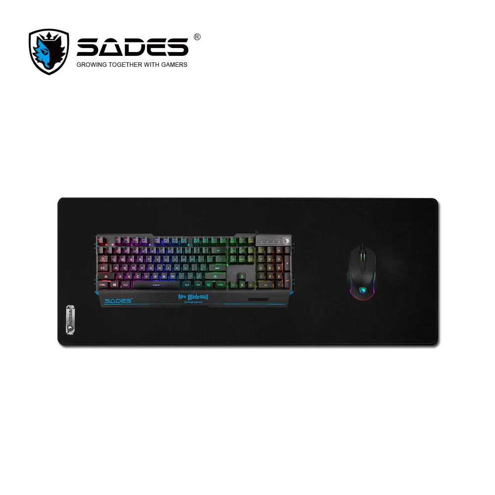 SADES SKADI большой резиновый коврик для мыши подставка анти-потертости нескользящий игровой коврик для мыши геймерский коврик