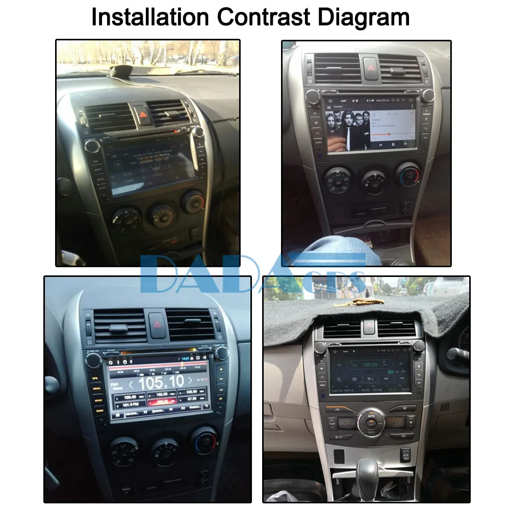 Мультимедийный DVD плеер для Toyota Corolla 9 0 2007 Android 2012 4 + 32 ГБ|Автомагнитолы| |