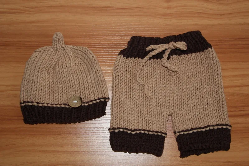 Бесплатная доставка комплект шапки для новорожденных-полосатая шапка бини и