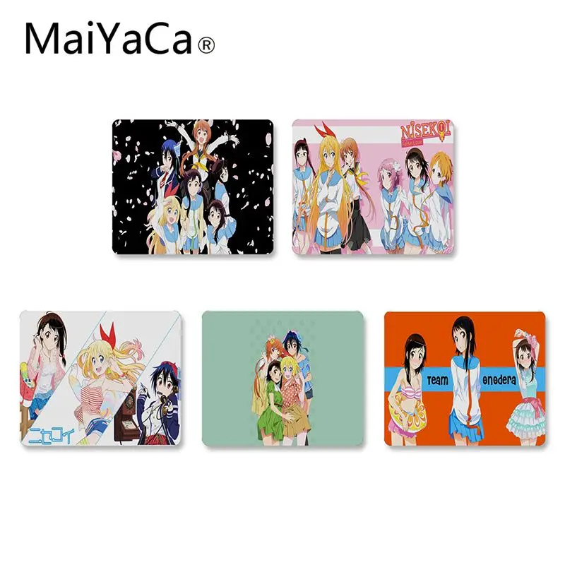 Небольшой коврик для мыши MaiYaCa Nisekoi из японского аниме компьютерный ПК гладкий