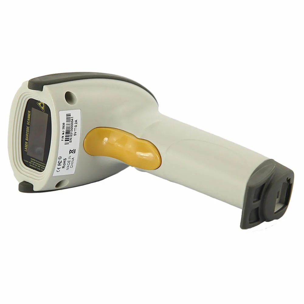 Чувствительный USB портативный 1D проводной лазер сканер штрих кодов считыватель