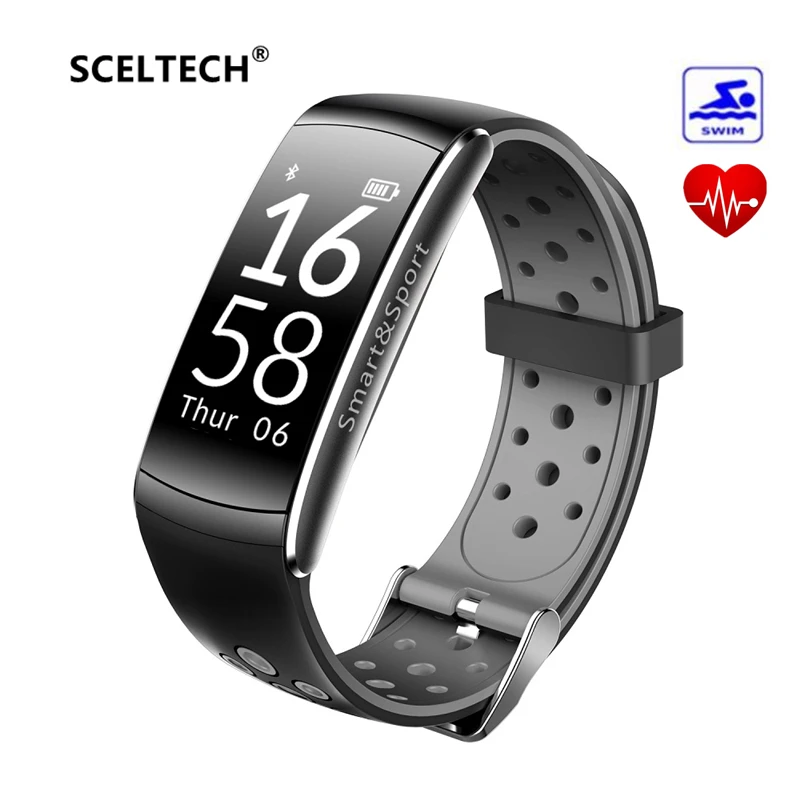 SCELTECH Q8, умный Браслет, монитор сердечного ритма, фитнес-трекер, Bluetooth, браслет, водонепроницаемый, спортивный, смарт-браслет для Android IOS