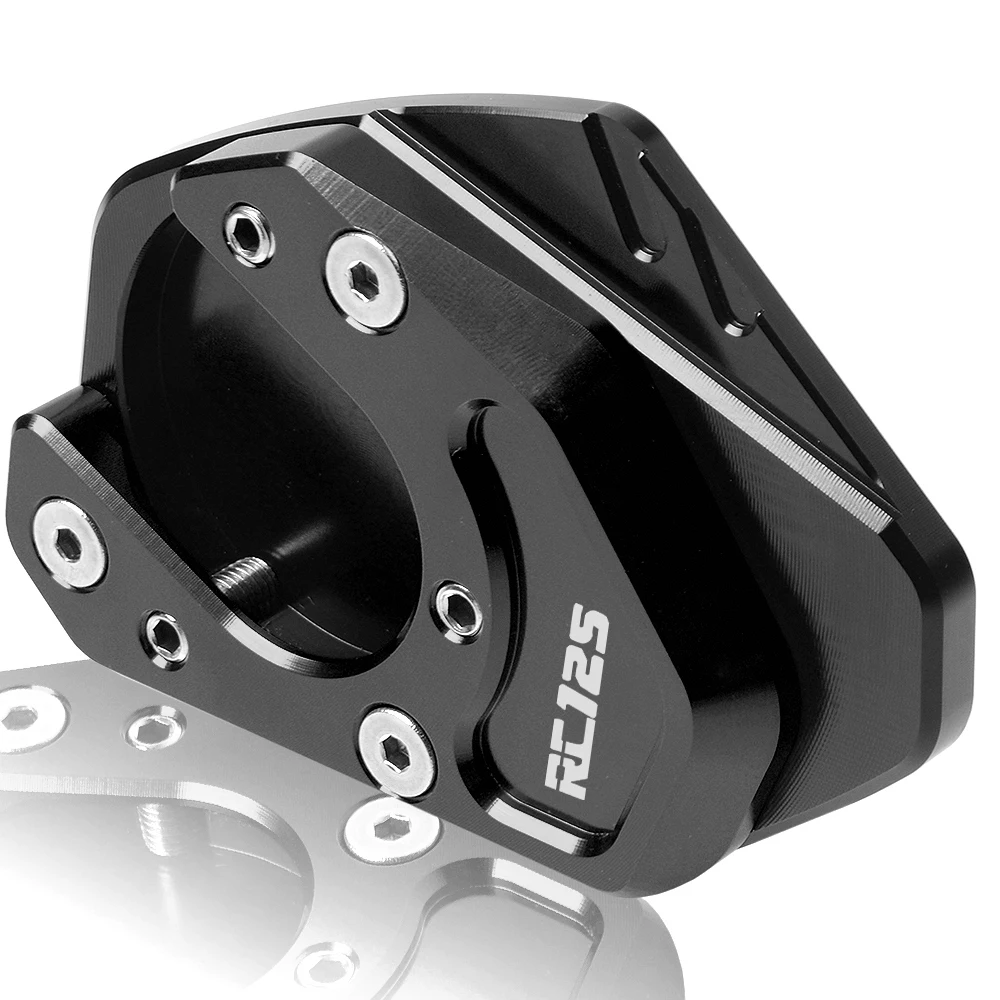 

FOR RC125 2014 2015 2016 2017 2018 Motorcycle Kickstand Foot Side Stand Extension Pad Support Plate Pedal RC125