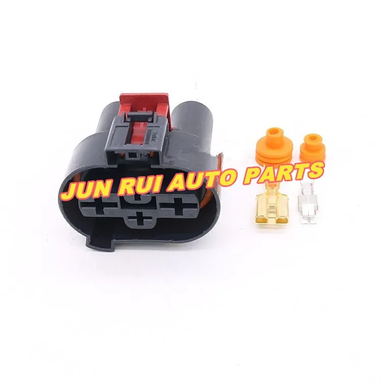 

10pcs/lot 4-hole automotive composite connector Waterproof Automotive Connector Contains End Plug DJ7042YA-6.3/9.5-21