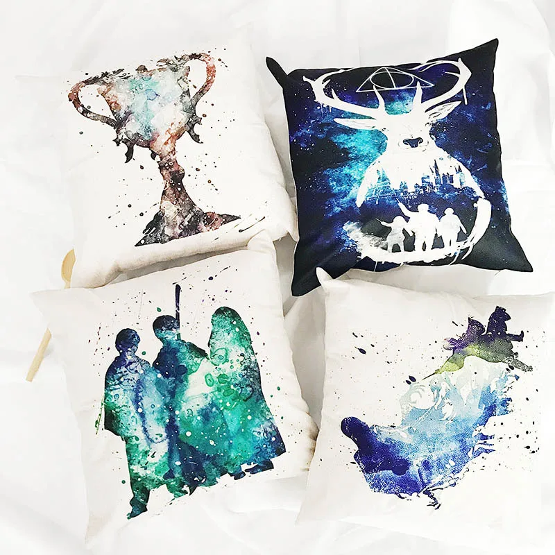 Шляпа с рисунком волшебника школы волшебников и ведьмастера шляпа для