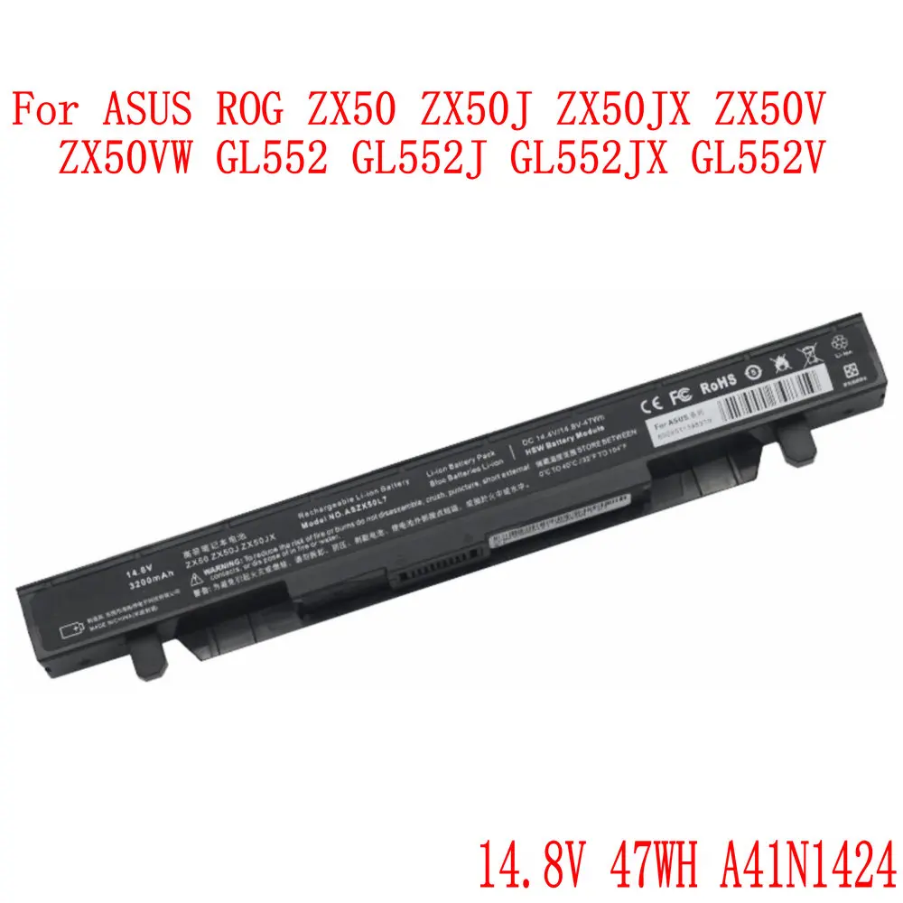 Аккумулятор для ноутбука ASUS ROG ZX50 ZX50J ZX50JX ZX50V ZX50VW GL552 GL552J GL552JX GL552V 14 8 в 48 Вт/ч