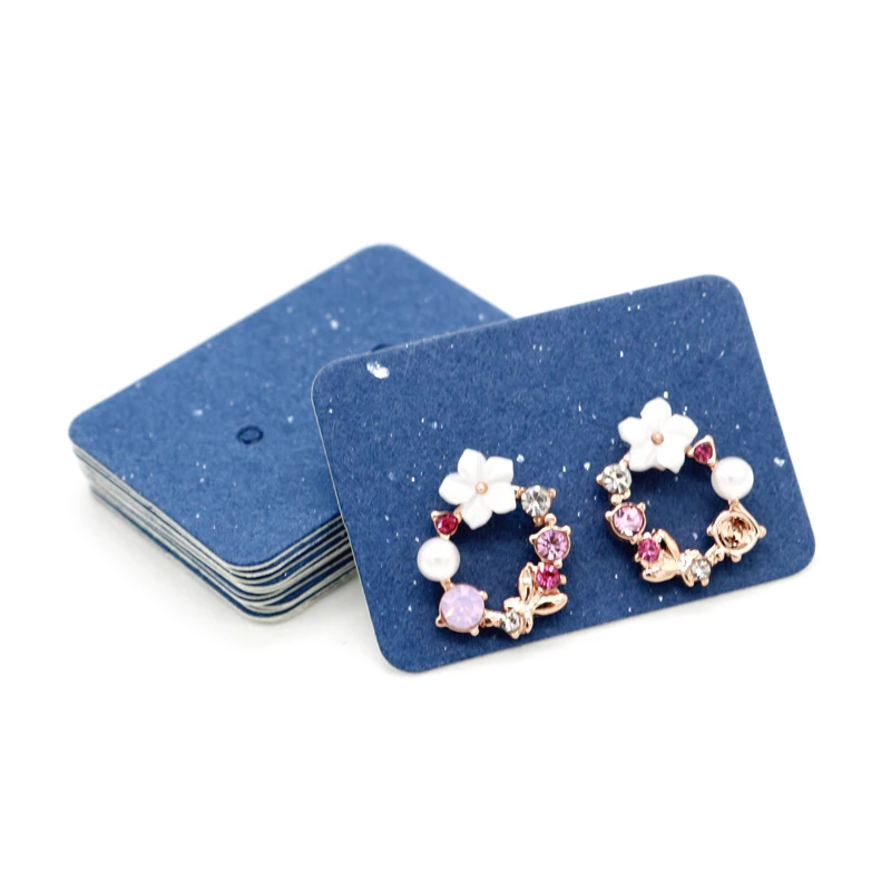 Multicolors Kraft Paper Jewelry Card Tags Wholesale 3000pcs/lot 2.5*3.5cm Small Jewellry Earrings Display Packing | Украшения и