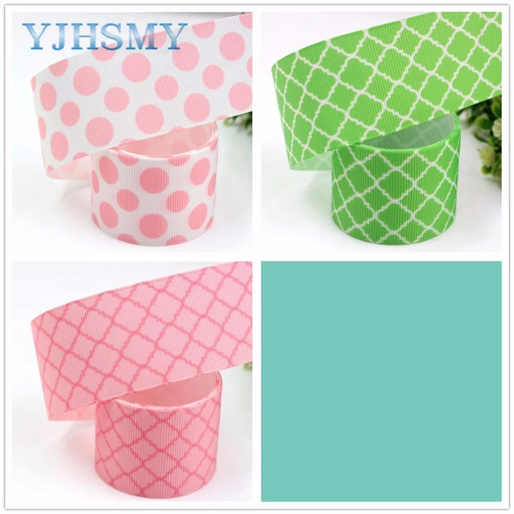 YJHSMY C-171227-408, 10 ярдов, 38 мм мультфильм печатных корсажные ленты, DIY ручной работы аксессуары для волос материал свадебный подарок обёрточная бумага