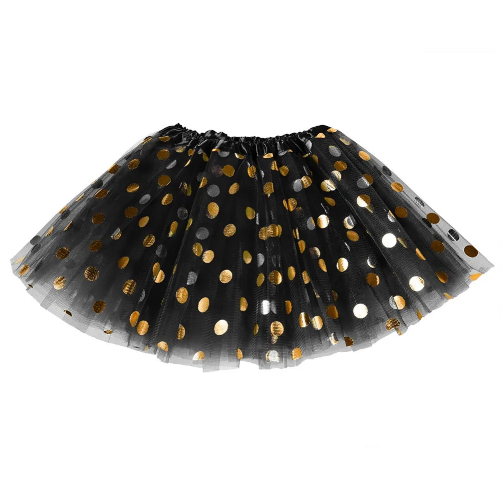 Многослойная фатиновая юбка с пайетками балерины для маленьких девочек