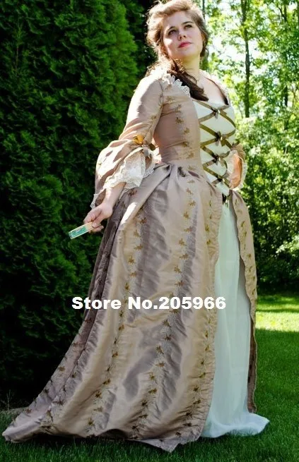 Изготовленное на заказ платье в стиле рококо 18-го века 1700s Marie Antoinette наряд для