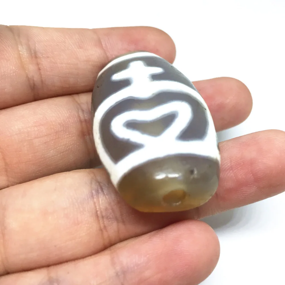 Natural Chalcedony Treasure Vase Amulet Tibetan Dzi Beads DIY for Jewelry Making | Украшения и аксессуары