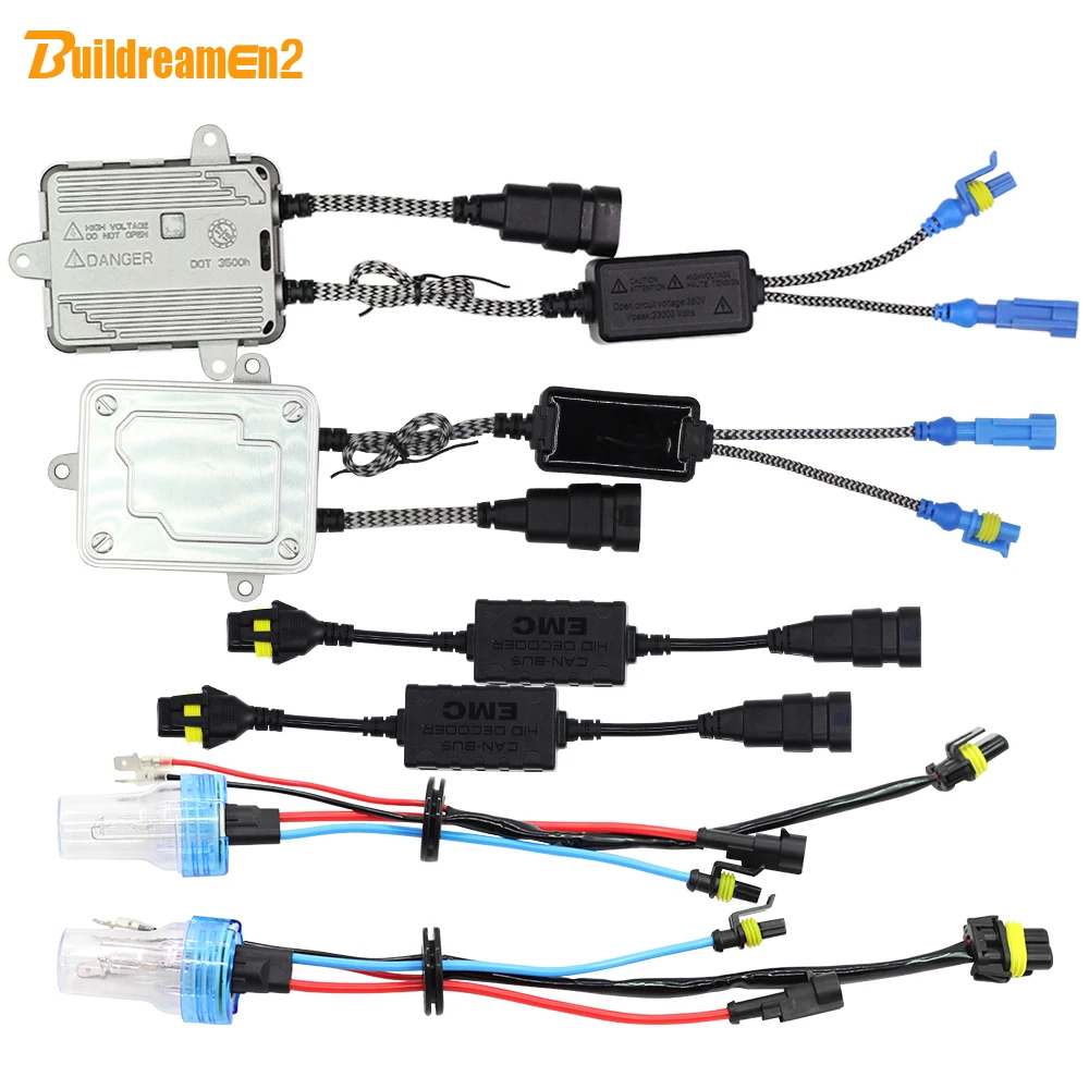 Buildreamen2 55 Вт 9005 HB3 H10 Автомобильная фара головного света Шина CAN HID ксеноновый
