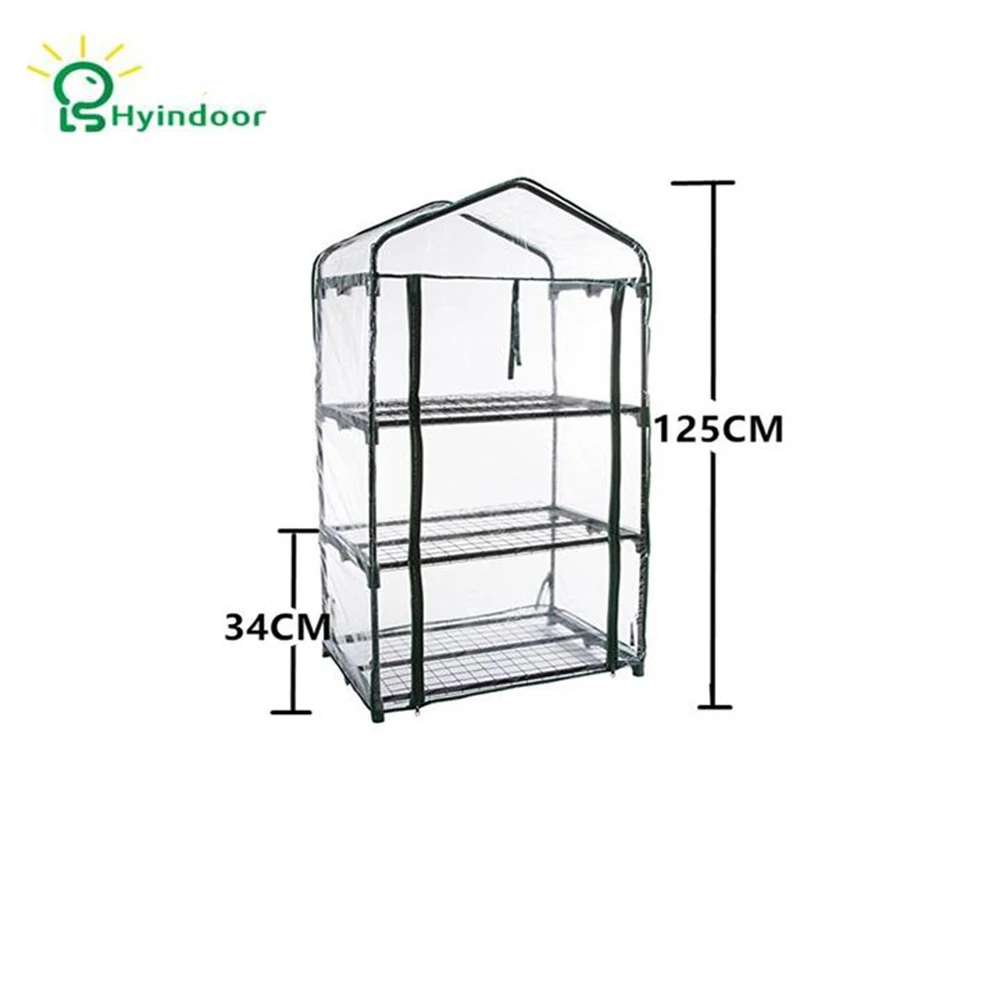 Hyindoor Садовые принадлежности сельскохозяйственная теплица Sunroom садовые ПВХ Мини