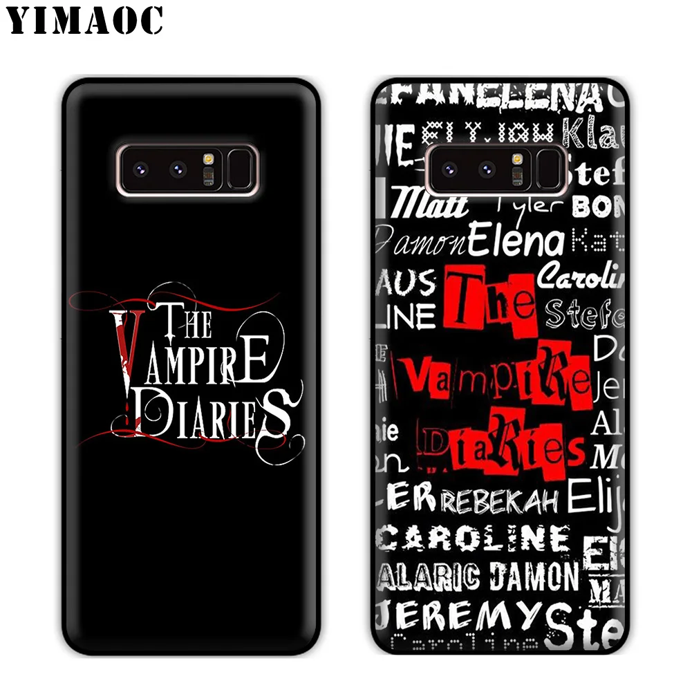 YIMAOC Дневники вампира Мягкий силиконовый чехол для samsung Galaxy S10 S10e S9 S8 Plus S7 S6 Edge J6 |