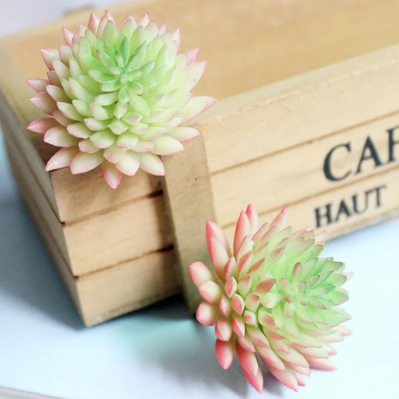 Мини Фиолетовый суккуленты цветы искусственные растения домашний сад бонсай