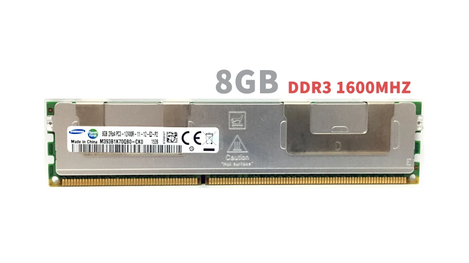 Серверная память Samsung 4 ГБ 8 16 DDR3 PC3 1066 МГц 1333 1600 Гб 1866 REG ECC 10600 12800 RAM|Оперативная