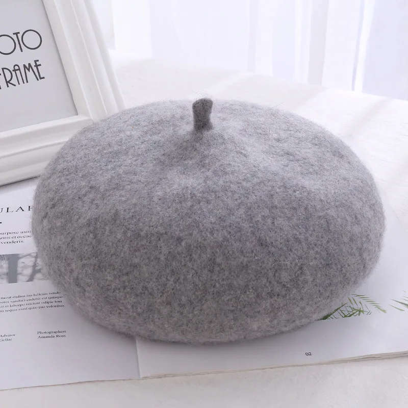 2018 Новинка зимы Детская Берет кепки обувь для девочек детские шерстяные теплые