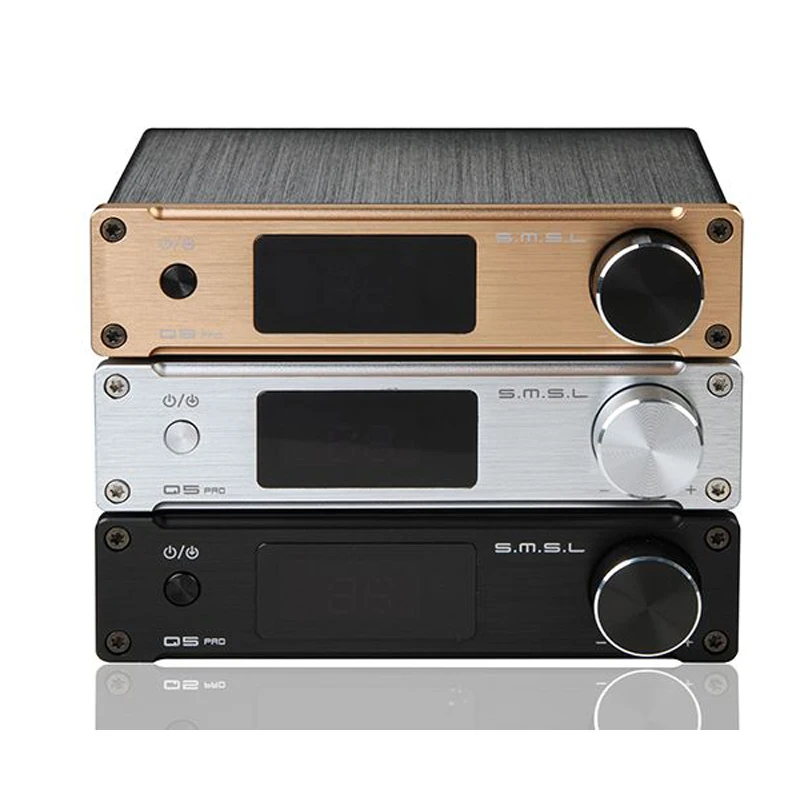 SMSL Q5 Pro Hi-Fi 2.0 чистый цифровой домашнего аудио Усилитель Вход