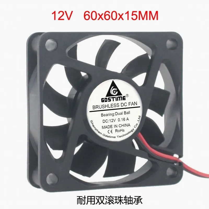 Мини вентилятор для источника питания 60*60*15 мм 6015 dc 5V 12V 24V|Вентиляторы| |