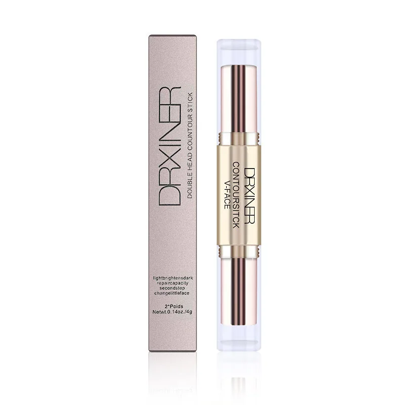 Двухконтурный хайлайтер палка V face Contour Driver макияж изюминка блеск Прямая