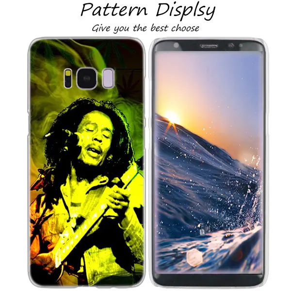 02 MLLSE рэгги Боб Марли модный прозрачный чехол для samsung Galaxy S10 Lite S9 S8 плюс S7 S6 край S5 S4 мини Лидер продаж - Цвет: 02