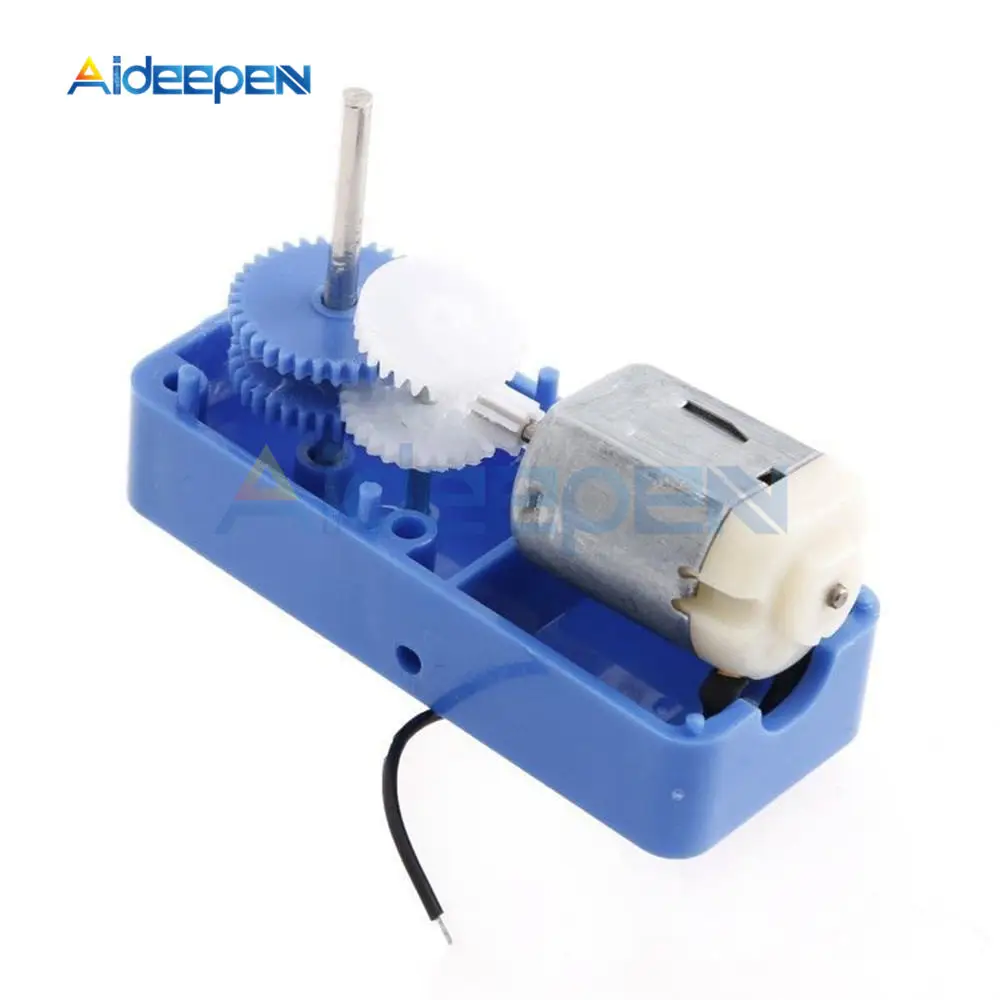 DC1.5 6V 1: 94 Мини электрическая Редукторная коробка DC мотор редуктор двухосный выход