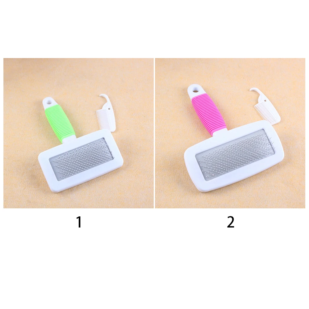 Новый высокой плотности расческа для животных Cat скребок собак гребень Sticky бусы