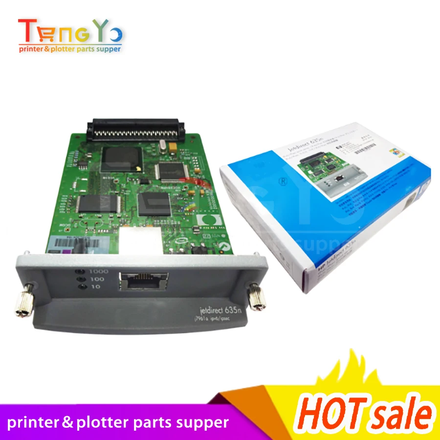 

J7960A J7960G J7997G J7961G 100/1000TX for HP JetDirect 625n 630n 635n Network Print Server Card for Laserjet Printer & Plotter