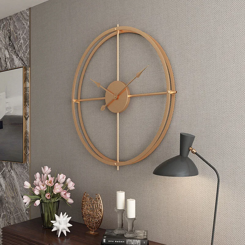 Brief 3d European Style Silent Watch Wall Clock Modern Design for Home Office Decorative Hanging Clocks Wall Home Decor